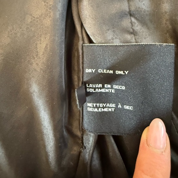 Guess Women's Black and White Tweed Trench Coat - Picture 10 of 12